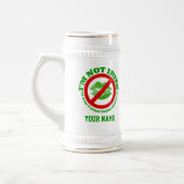 Der St. Patrick's Day darf nicht küssen Bierglas (Links)