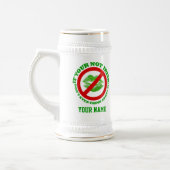 Der St. Patrick's Day darf nicht küssen Bierglas (Links)