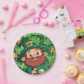 Der St. Patrick's Day Leprechaun Puzzle jedes Alte Pappteller (Party)