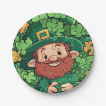Der St. Patrick's Day Leprechaun Puzzle jedes Alte