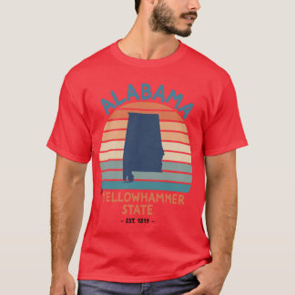 Der Staat Alabama Alabama Der Yellowhammer Staat T-Shirt