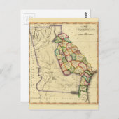 Der Staat der georgischen Karte (ca. 1810) (Vorne/Hinten)