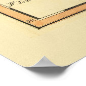 Der Staat der georgischen Karte (ca. 1810) Poster (Ecke)