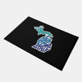 Der Staat der Großen Seen - Michigan Fußmatte (Schrägansicht)