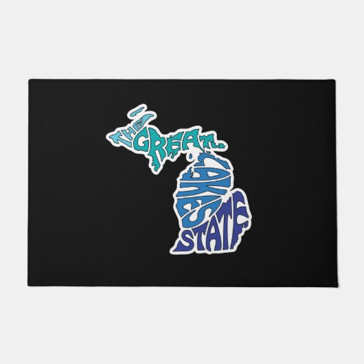 Der Staat der Großen Seen - Michigan Fußmatte (Vorderseite)