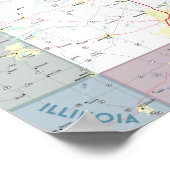 Der Staat der Metropotamie Poster (Ecke)