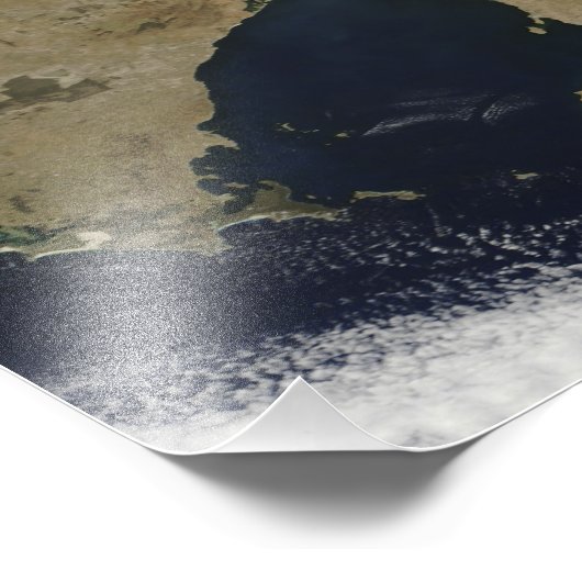 Der Staat Südaustraliens Fotodruck (Ecke)