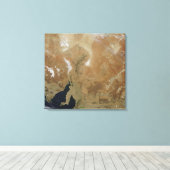 Der Staat Südaustraliens Leinwanddruck (Insitu (Holzboden))