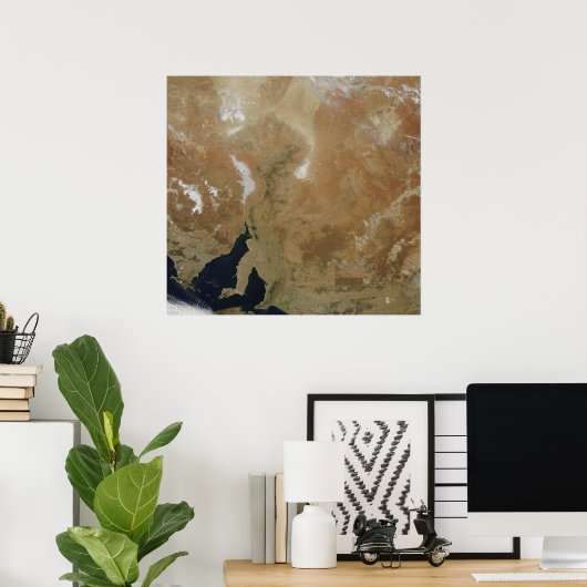 Der Staat Südaustraliens Poster (Heimbüro)