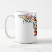 Der Staat von Florida Kaffeetasse (Links)
