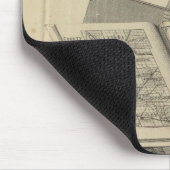 Der Staat von Indiana Mousepad (Ecke)