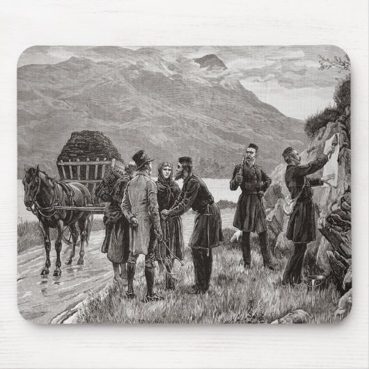 Der Staat von Irland Mousepad (Vorne)