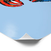 Der Staat von Maine Poster (Ecke)