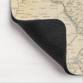 Der Staat von New Jersey, 1877 Mousepad (Ecke)