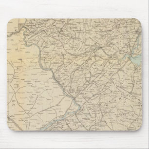 Der Staat von New Jersey, 1877 Mousepad
