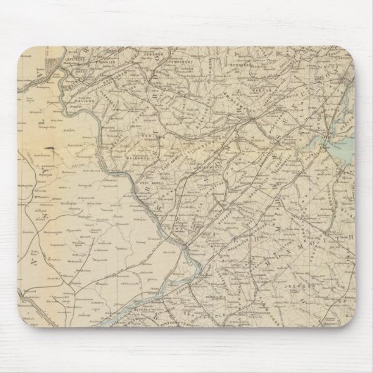 Der Staat von New Jersey, 1877 Mousepad (Vorne)