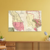 Der Staat von Texas Leinwanddruck (Insitu (Wohnzimmer))