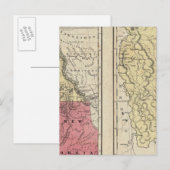 Der Staat von Texas Postkarte (Vorne/Hinten)