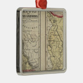 Der Staat von Texas Silbernes Ornament (Rechts)