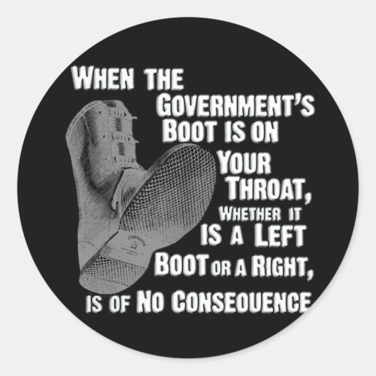 Der staatliche Jack startet auf Ihrem Nacken Runder Aufkleber (Vorderseite)