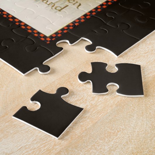 Der Stab Halloween der Hexe Puzzle (Seite)