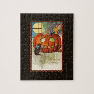 Der Stab Halloween der Hexe Puzzle