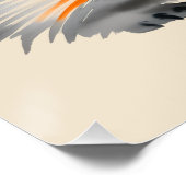 Der stachelige australische Ameisenigel Poster (Ecke)