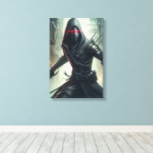 Der städtische Sensenmann Leinwanddruck (Insitu (Holzboden))