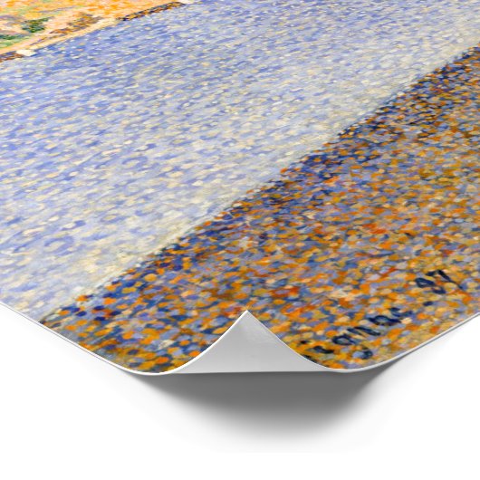 Der Stadtstrand Poster (Ecke)