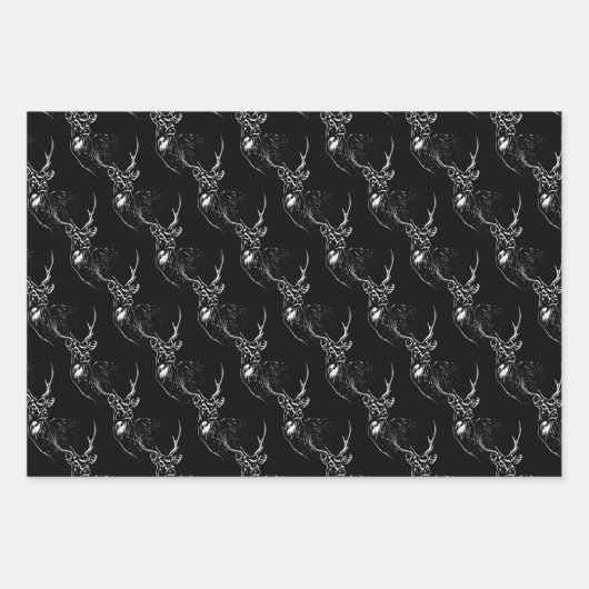 Der Stag Geschenkpapier Set (Vorderseite 3)