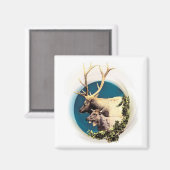 Der Stag und die Hinten Magnet (Vorderseite/Rückseite)