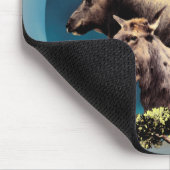 Der Stag und die Hinten Mousepad (Ecke)