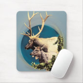 Der Stag und die Hinten Mousepad (Mit Mouse)