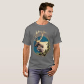 Der Stag und die Hinten T-Shirt (Vorne ganz)