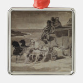 Der Stagecoach Silbernes Ornament (Vorne)