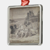 Der Stagecoach Silbernes Ornament (Links)