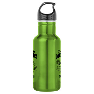 Der Stahltrommel spürt die Musik Edelstahlflasche