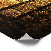 Der Stall im Herbst Poster (Ecke)