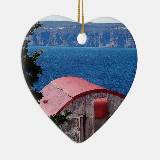 Der Stall Keramik Ornament (Rechts)