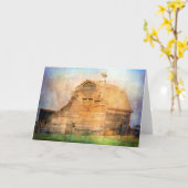 Der Stall mit der zerbrochenen Cupola Karte (Gelbe Blume)