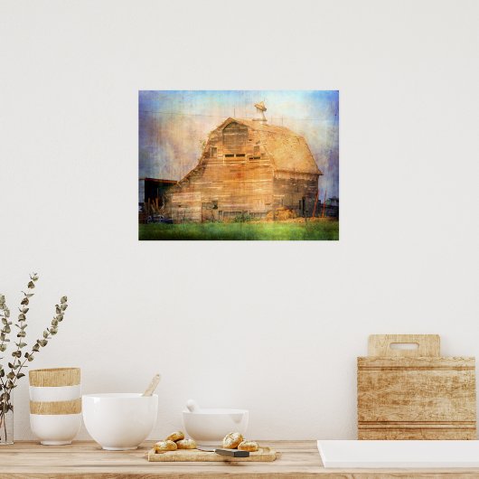 Der Stall mit der zerbrochenen Cupola Poster (Küche)