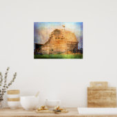 Der Stall mit der zerbrochenen Cupola Poster (Küche)