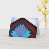 Der Stallquilt Karte (Gelbe Blume)