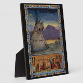 Der Stamm der Piikuni Fotoplatte (Seite)