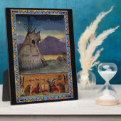 Der Stamm der Piikuni Fotoplatte (Seite)