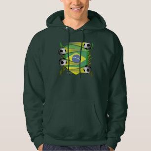 Der Stammes- der Hoodie Schild-Männer Brasiliens