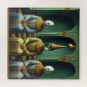 Der Stammesoberhaupt und seine beiden Berater Puzzle (Horizontal)