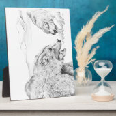 Der Stand ab ~ 8x10 mit Easel Fotoplatte (Seite)