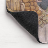 Der Stand der Frucht-Verkäufer Mousepad (Ecke)