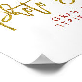 Der Stand des Fotos des Halls Brautparty Poster (Ecke)